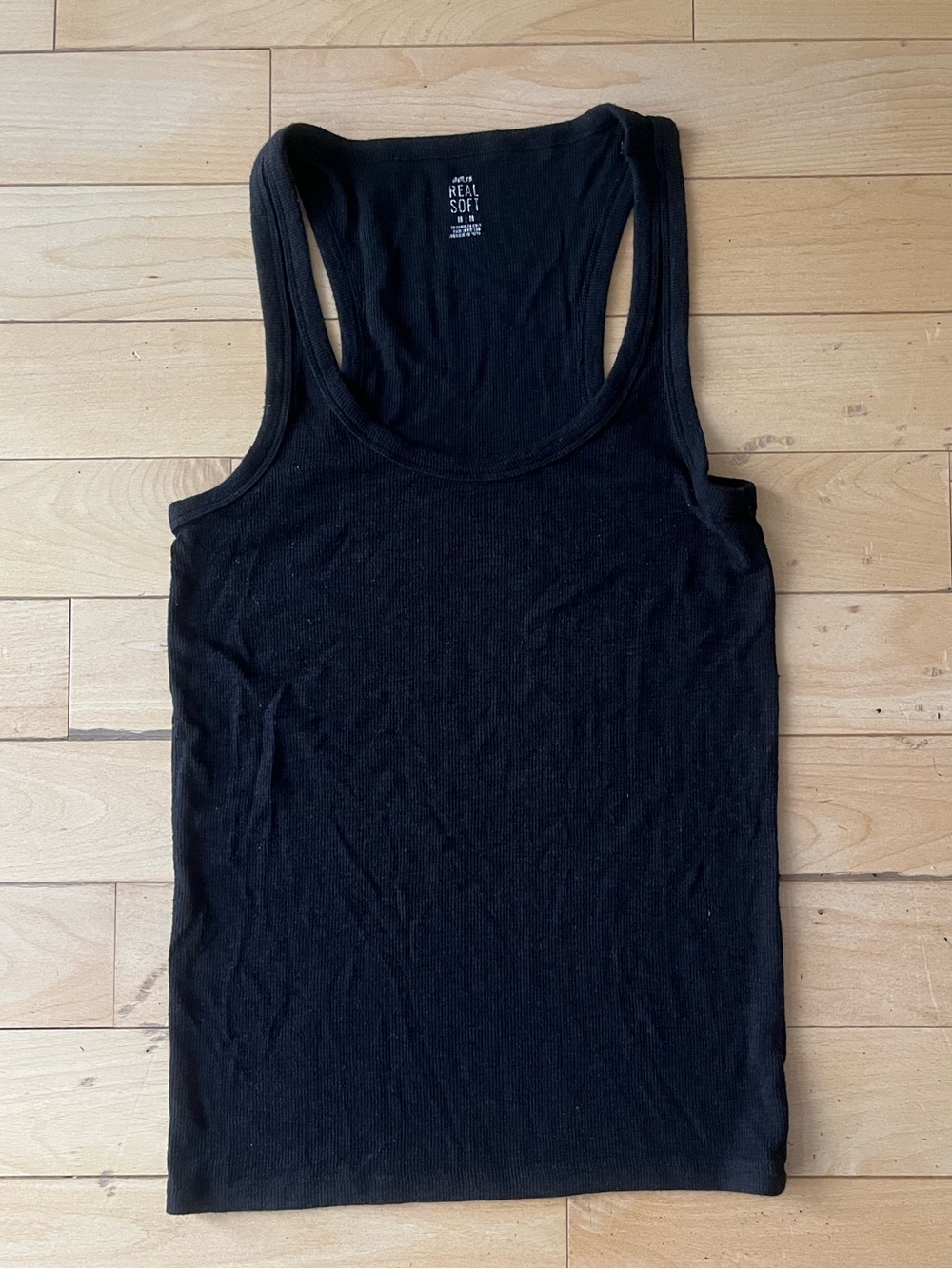Aerie Saturday Tank in True Black